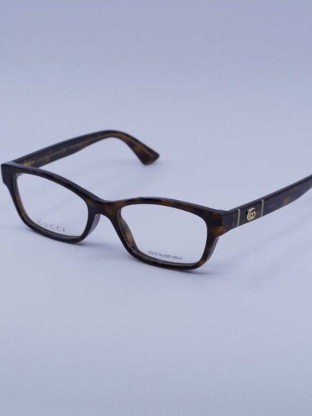 Gucci GG0635O 002 Eyeglasses Havana 51mm Cat Eye Frame